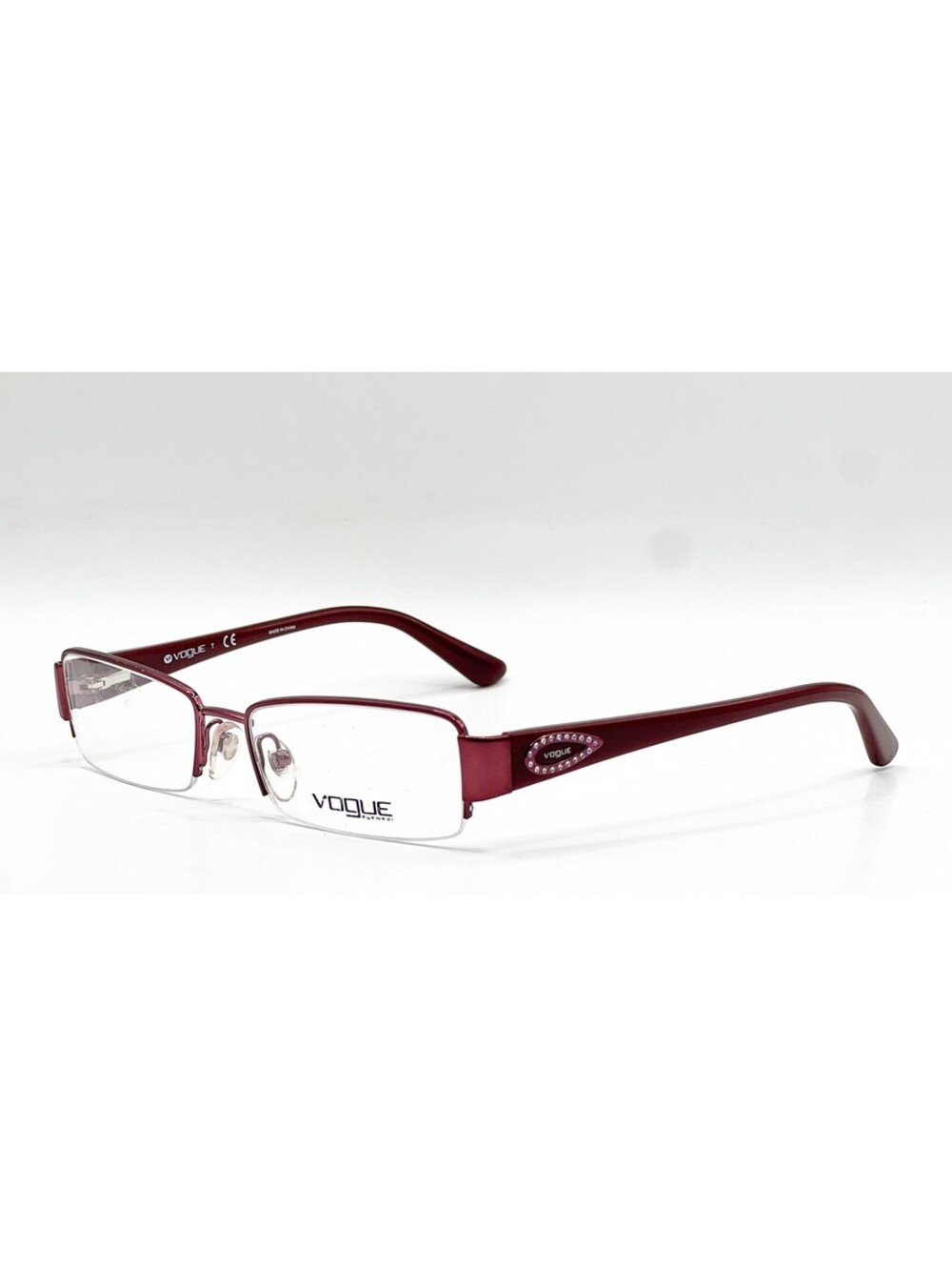 Vogue Vo 3891-Bi 812 Bordeaux Authentic Eyeglasses 51-17-135